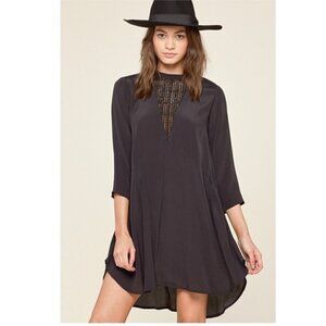 Amuse Society Keyhole Open Knit Crochet boho dress Small